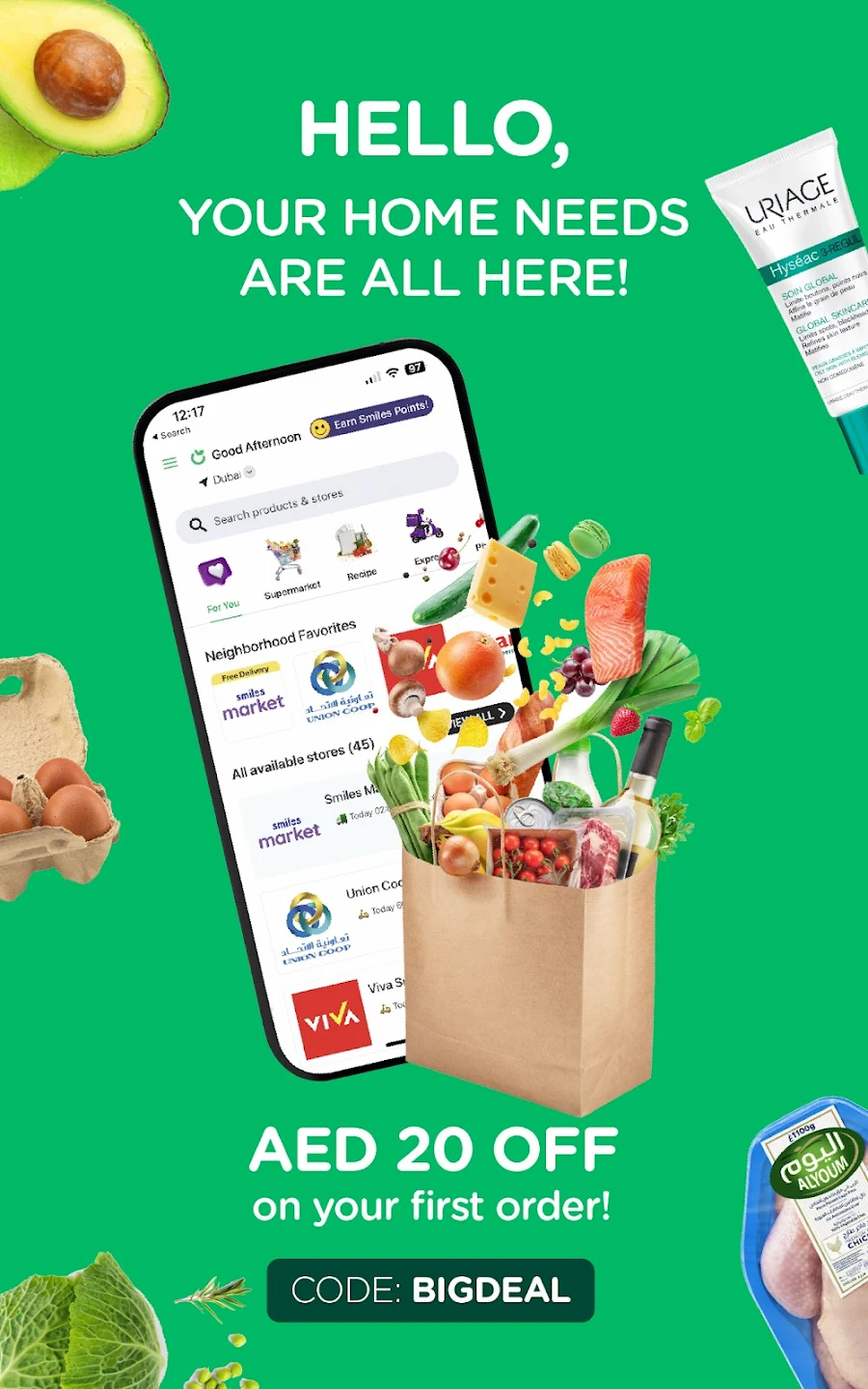 elGrocer account and loyalty features